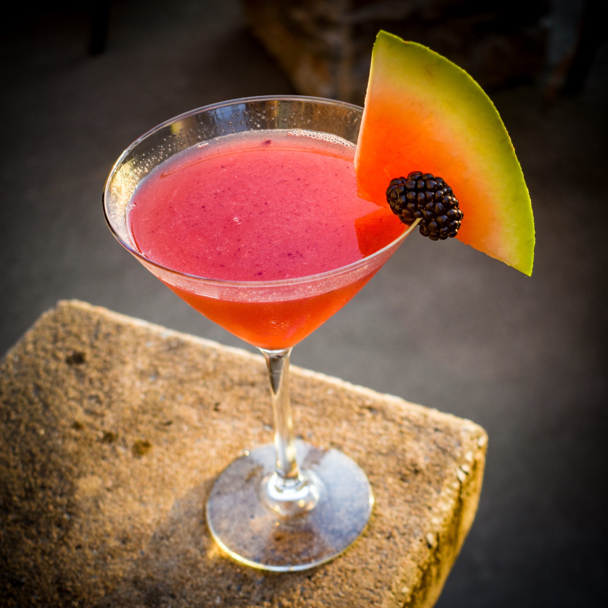 watermelon blackberry martini