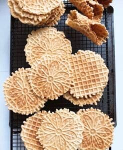 Cookies laid out on a plate