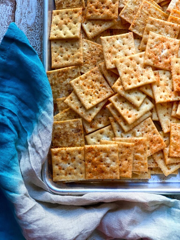 Ranch Crackers with chili lime seasoning