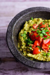 Caramelized onion guacamole