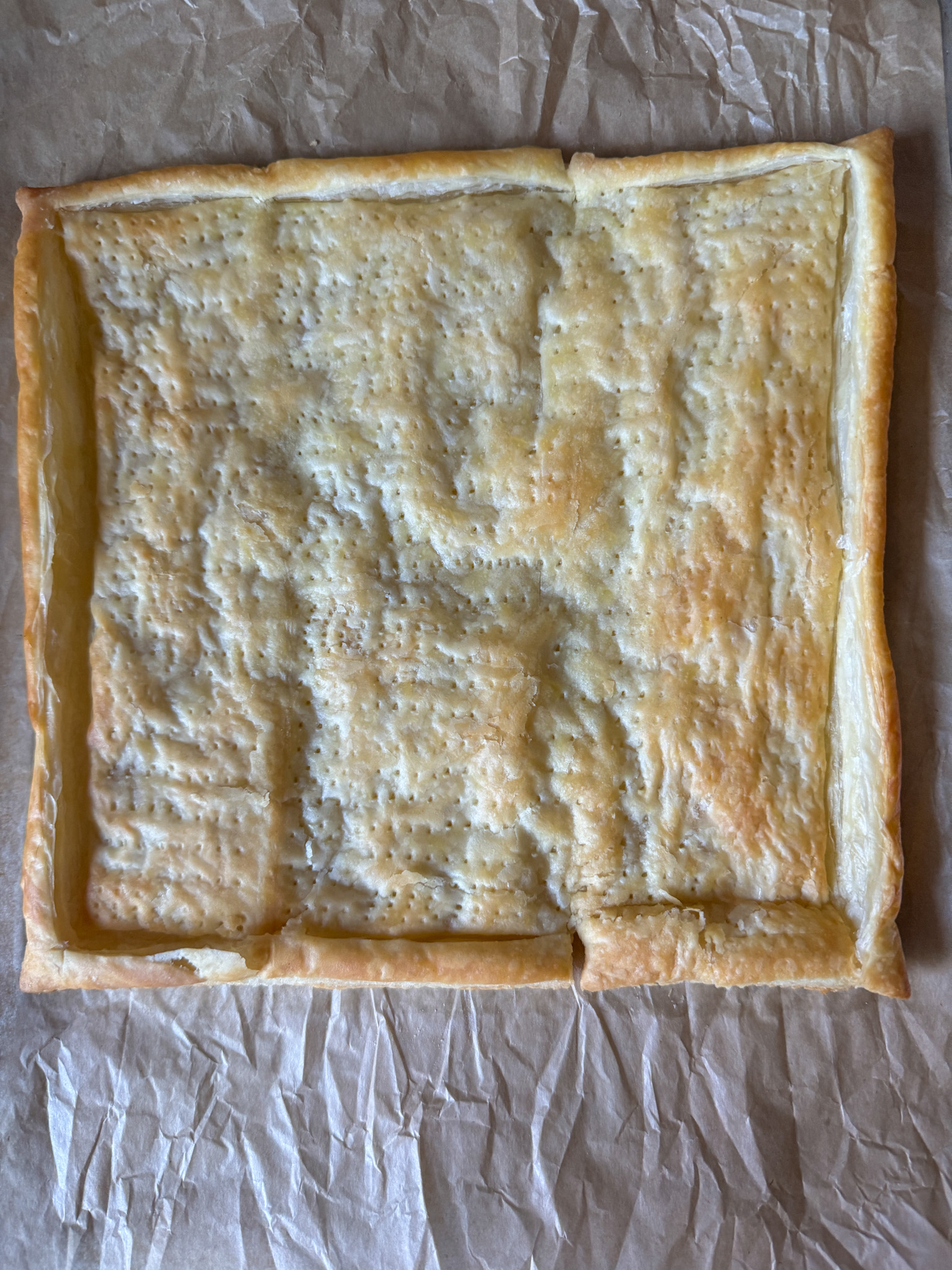 Pre-Baked Puff pastry for tart