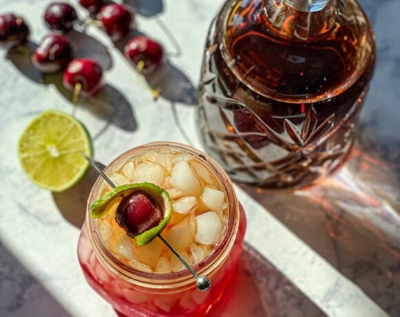 Cherry Bourbon Smash