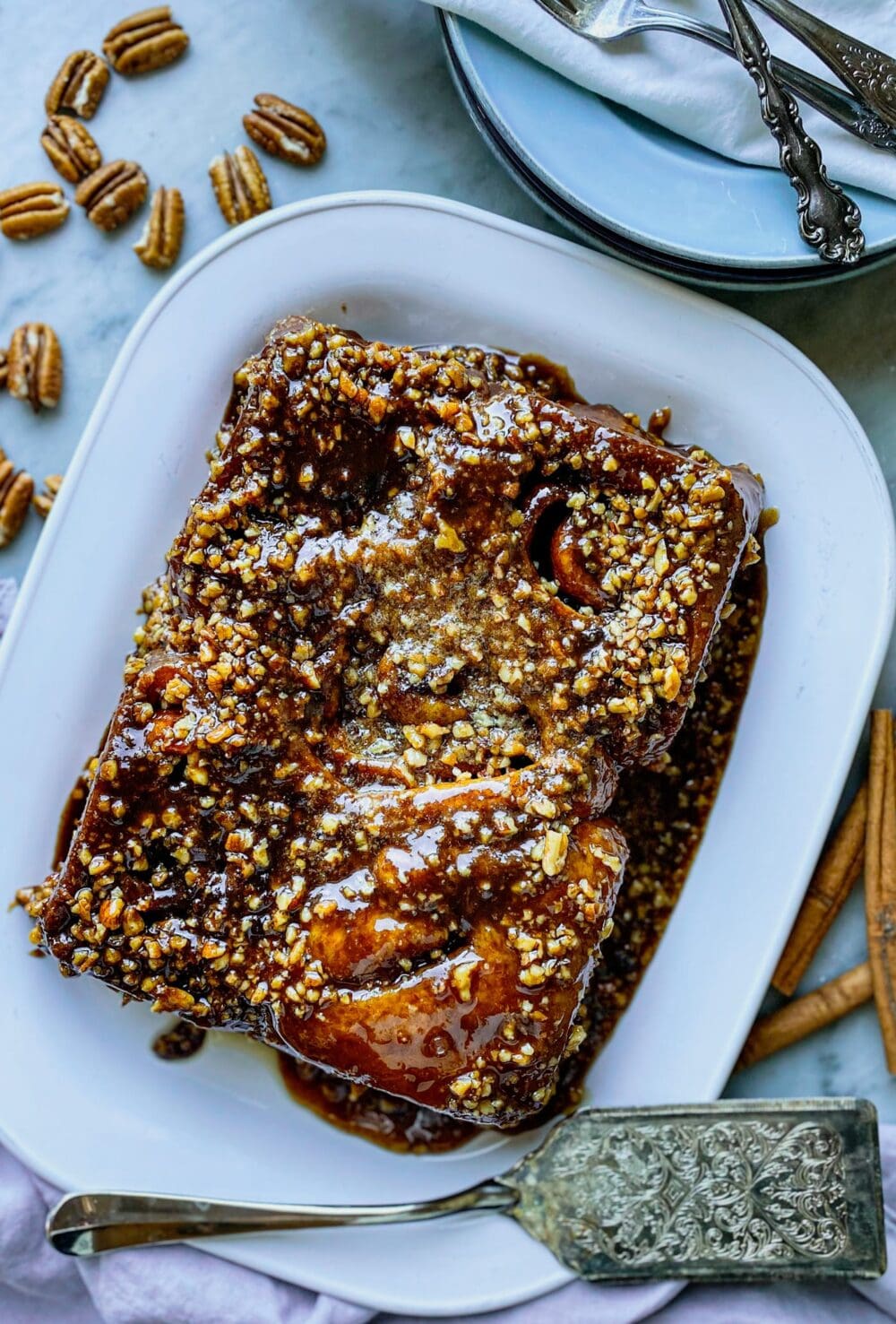 cinnamon pecan sticky buns