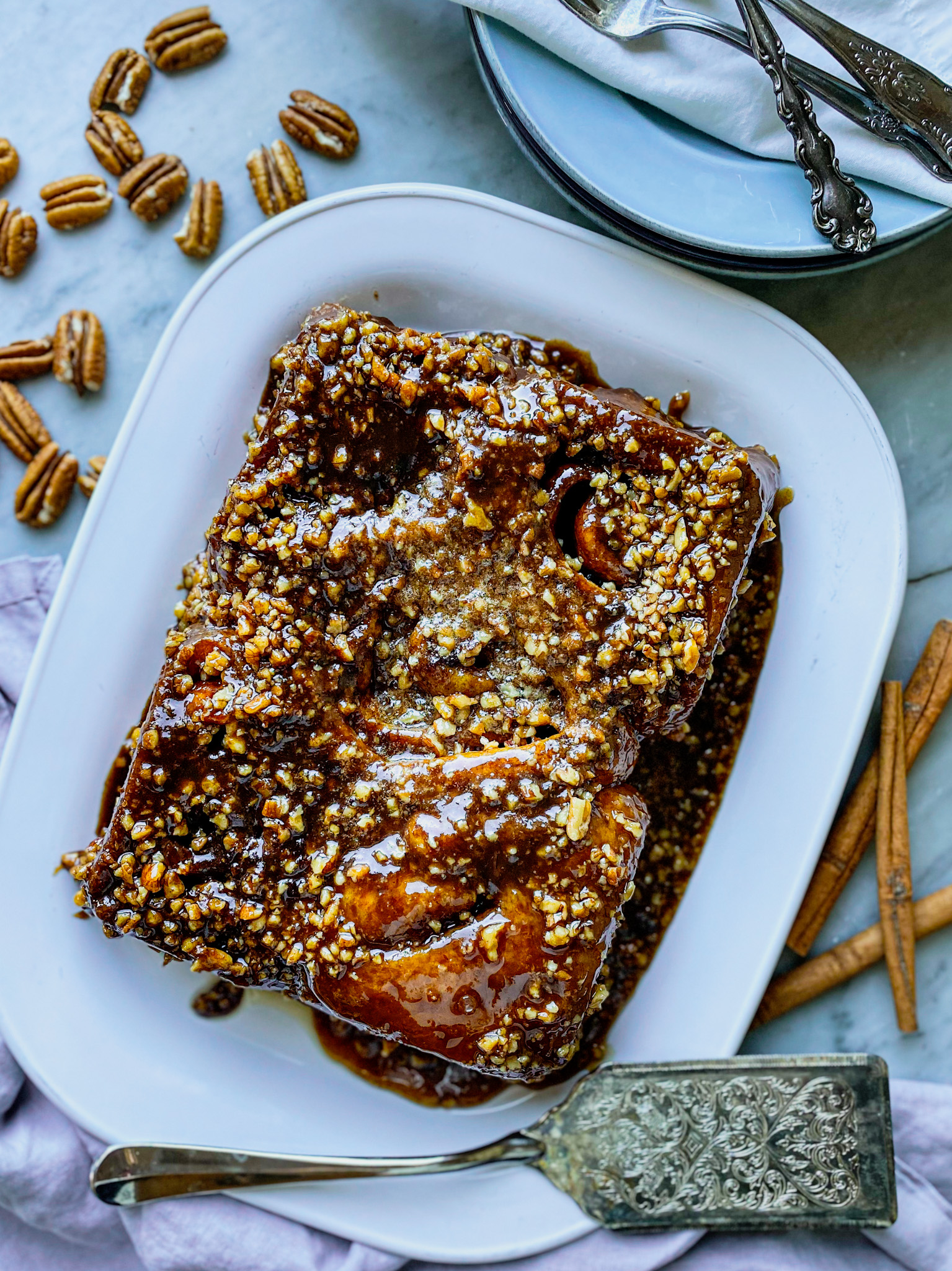 cinnamon pecan sticky buns