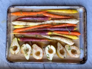 carrots and pears