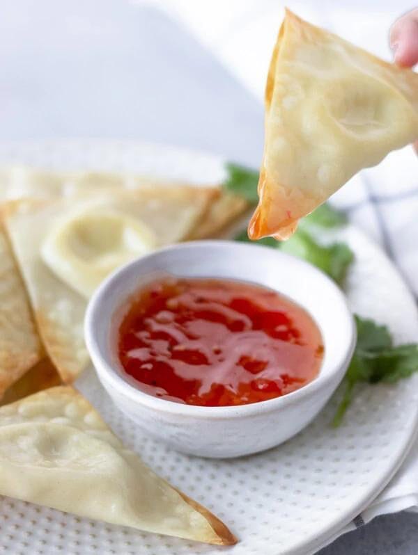 Baked Cream Cheese Wontons