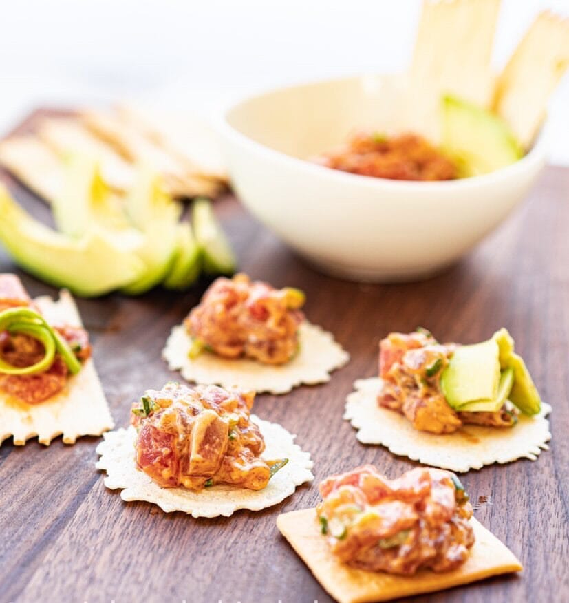 Simple Spicy Tuna Tartare