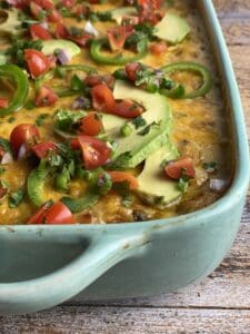 chicken king casserole close up photo