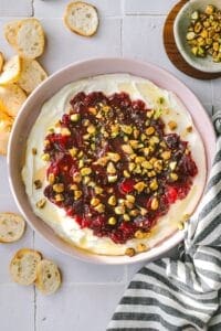cranberry whipped feta dip