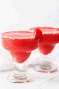 strawberry champagne margaritas