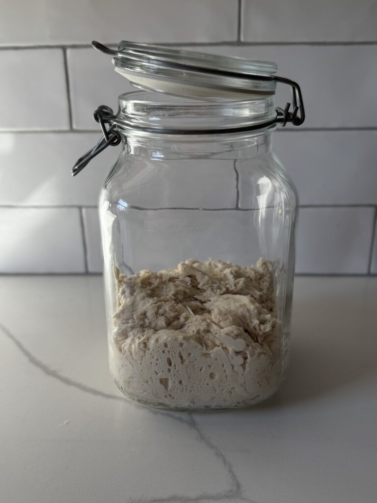 sourdough in a jar