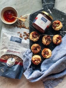 Pearson Farm Pecans, Pepper Peach Jelly and tarts