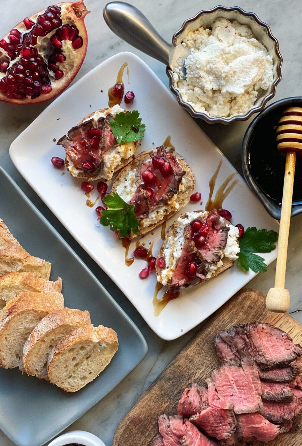 steak crostini