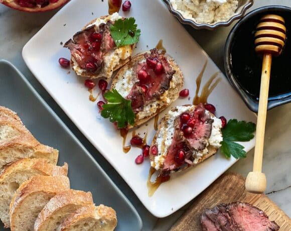 steak crostini