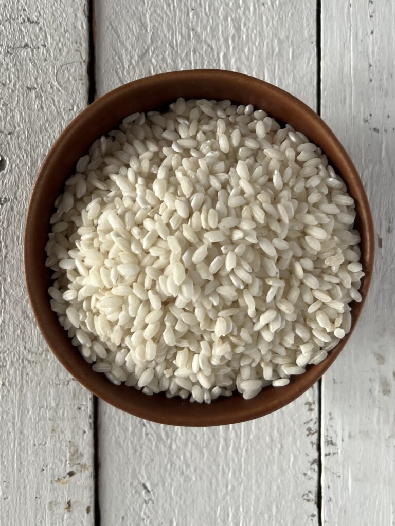 arborio rice in a bowl