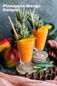 2 pineapple-mango daiquiris
