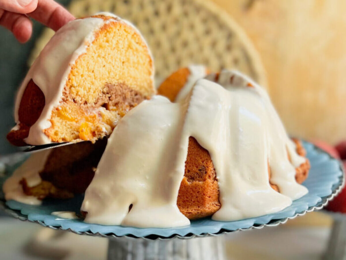 Peach Schnapps Cake | Slyh in the Kitchen