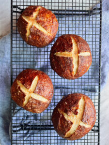 German Pretzel Buns