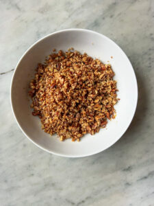 butter pecans in a bowl