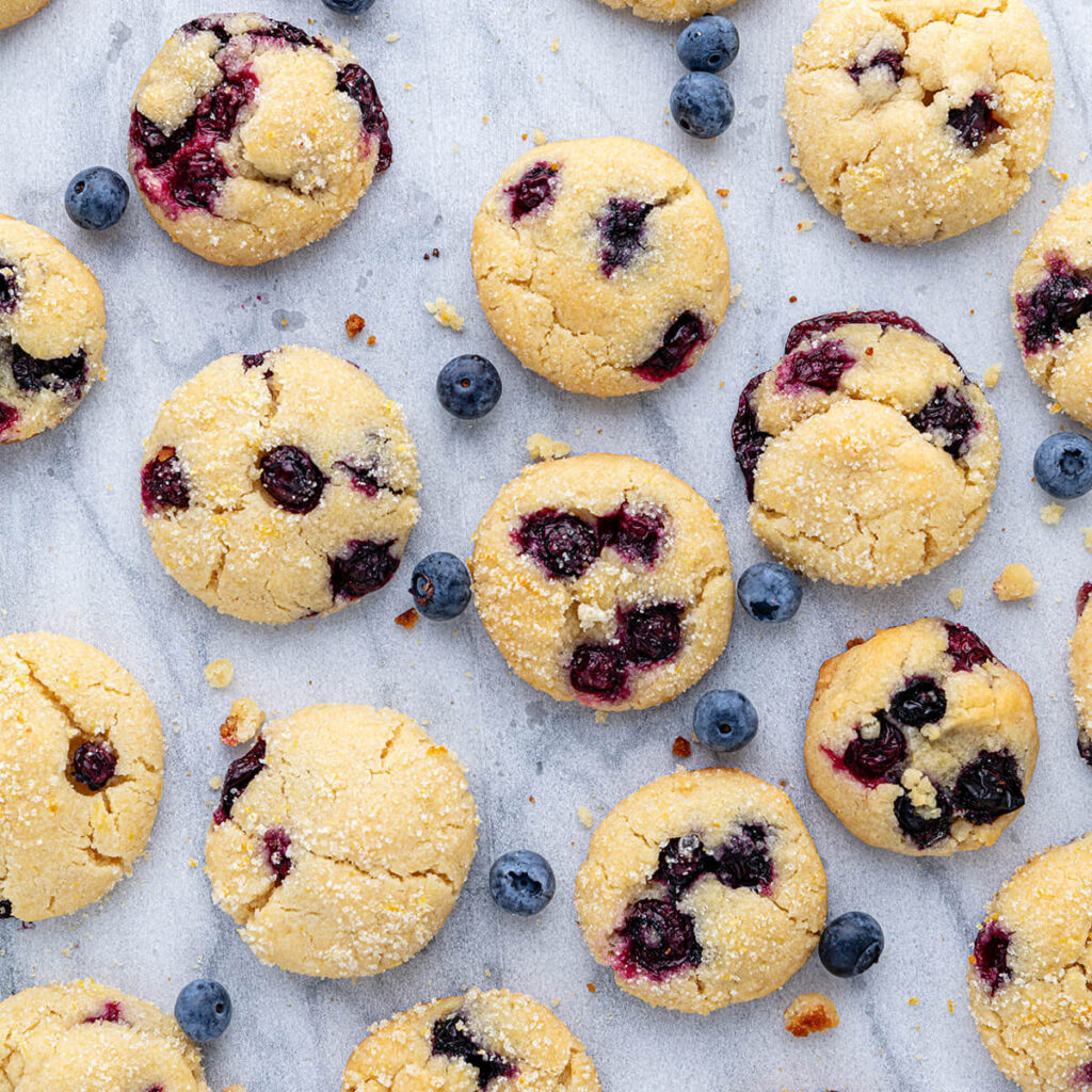 Lemon blueberry cookies