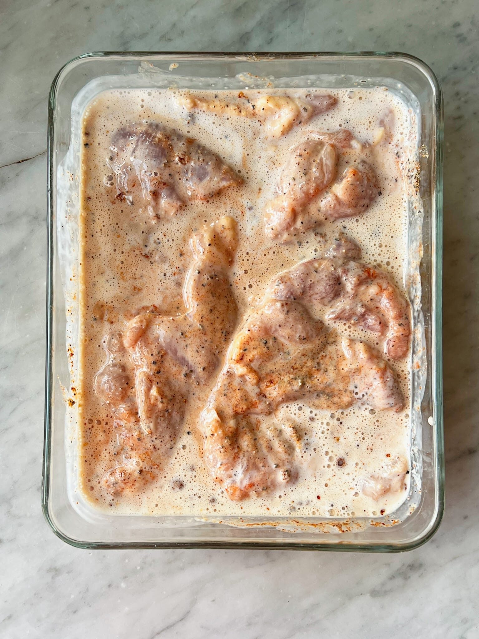 chicken thighs in buttermilk marinade
