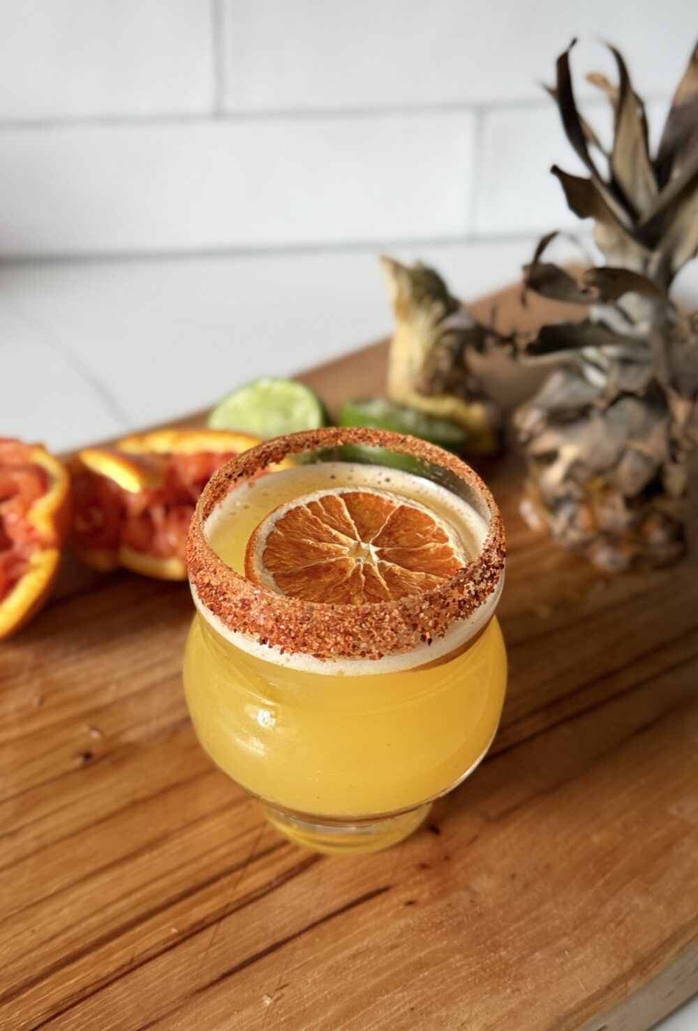 smoked pineapple margarita