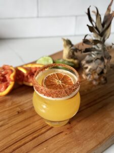 smoked pineapple margarita