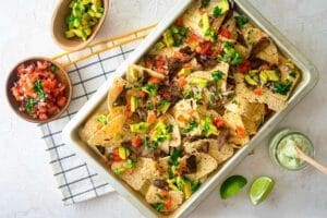 carne asada nachos