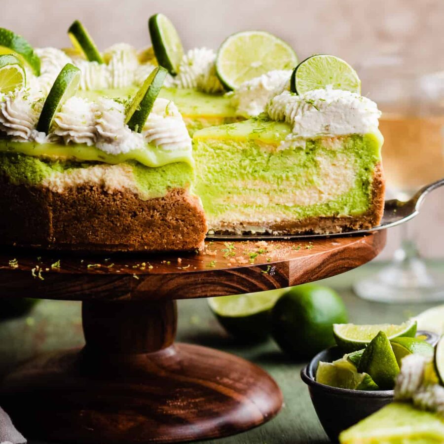 65 Easy Dessert Recipes Using Graham Cracker Crust The Perks Of Being Us   Key Lime Cheesecake Insta Edited 7909 900x900 