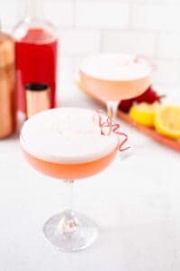 rhubarb gin cocktails