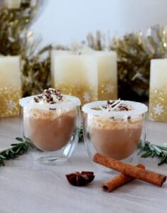 festive coffee drink
