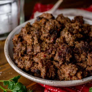 Deer meat Italian Sausage