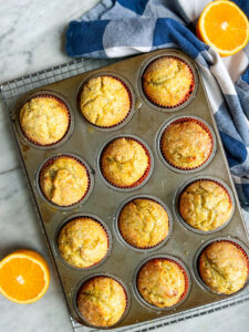 orange poppyseed muffins