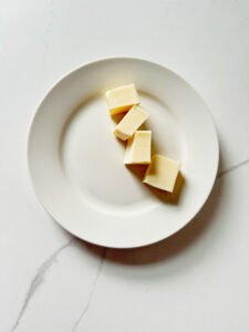 butter on a plate