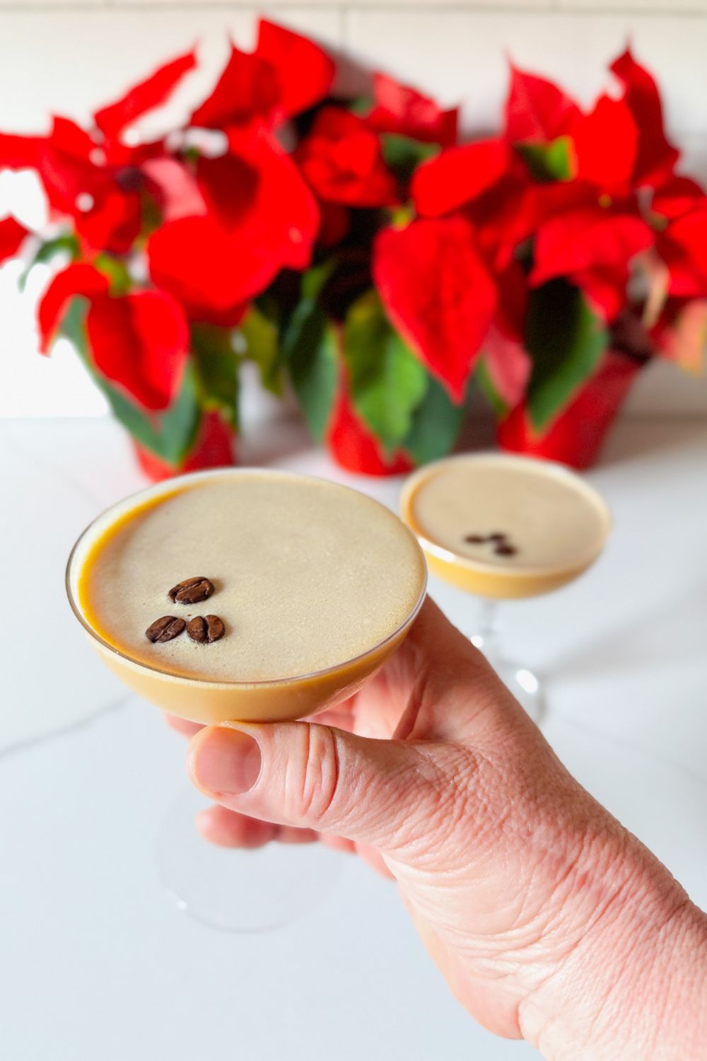 eggnog espresso martinis