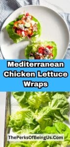 chicken lettuce wraps pinterest pin