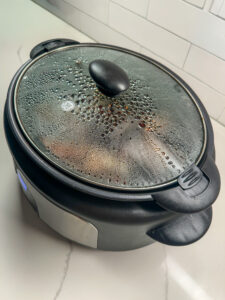 clow cooker with pot roast