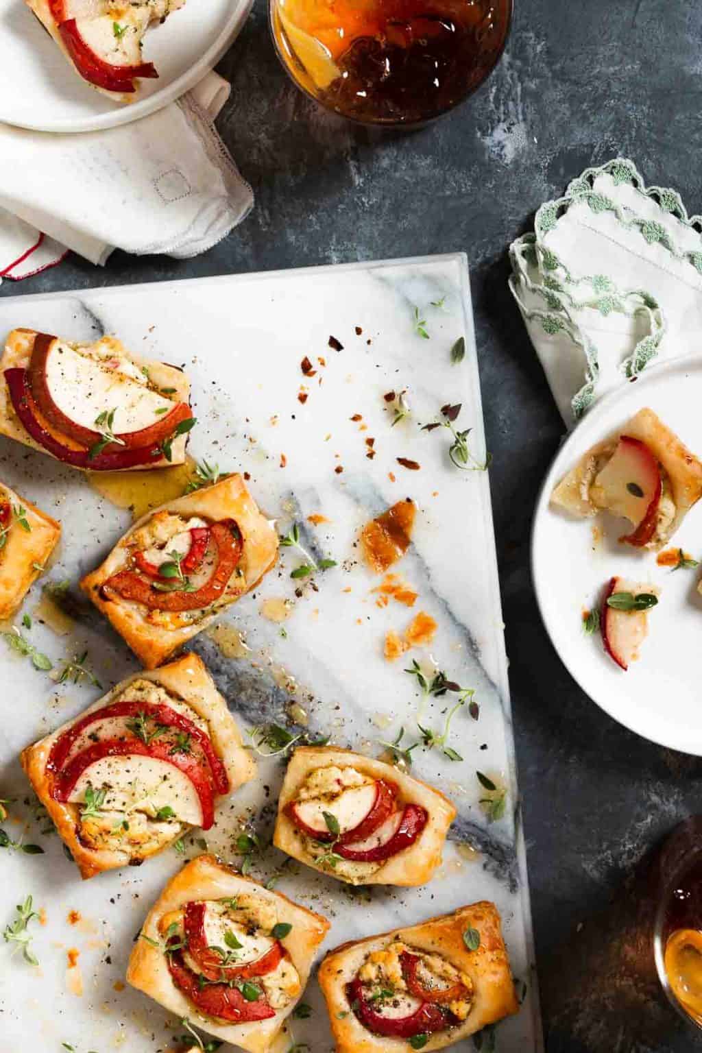 Mini Pear and Goat Cheese Tarts